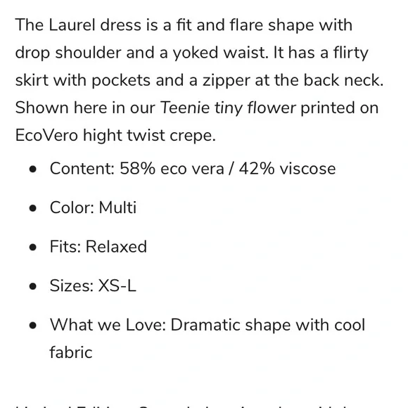 Anthropologie Corey Lynn Calter Laurel floral print fit and flare mini dress - Picture 3 of 12